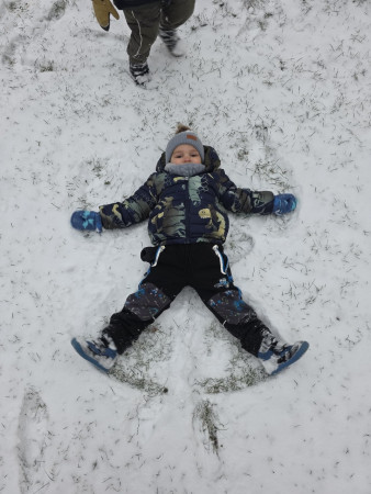 Užíváme si první sníh